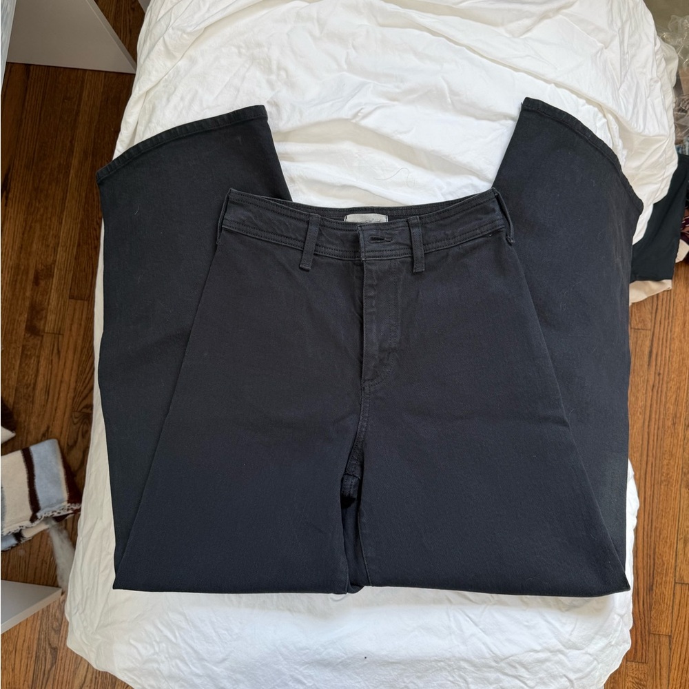 Black Wide Leg Jeans Size 00